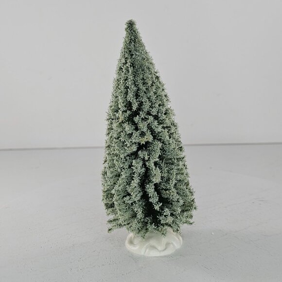 Lemax Frosted Miniature Christmas Spruce Tree For Holiday Village Decoration - Picture 3 of 6